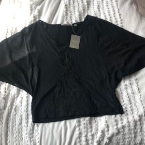 * Anthropologie black top XS